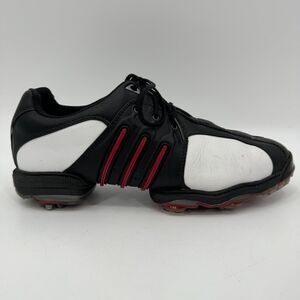 ADIDAS Tour 360 Adiprene Black White Red Men's Golf Shoes Size 8.5